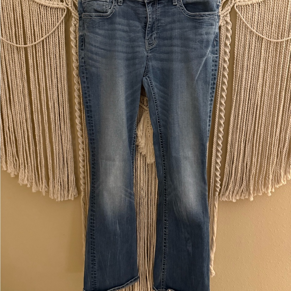 BKE Women's Light Blue Boot Cut Jeans